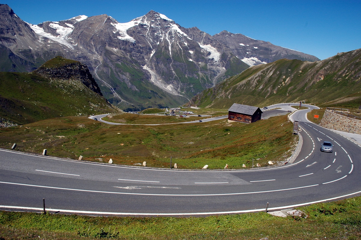 Op de Grossglockner Hochalpenstrasse