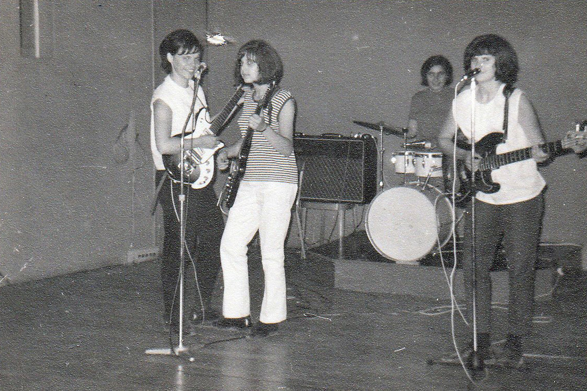1965: onze groupies in Leysin (CH)